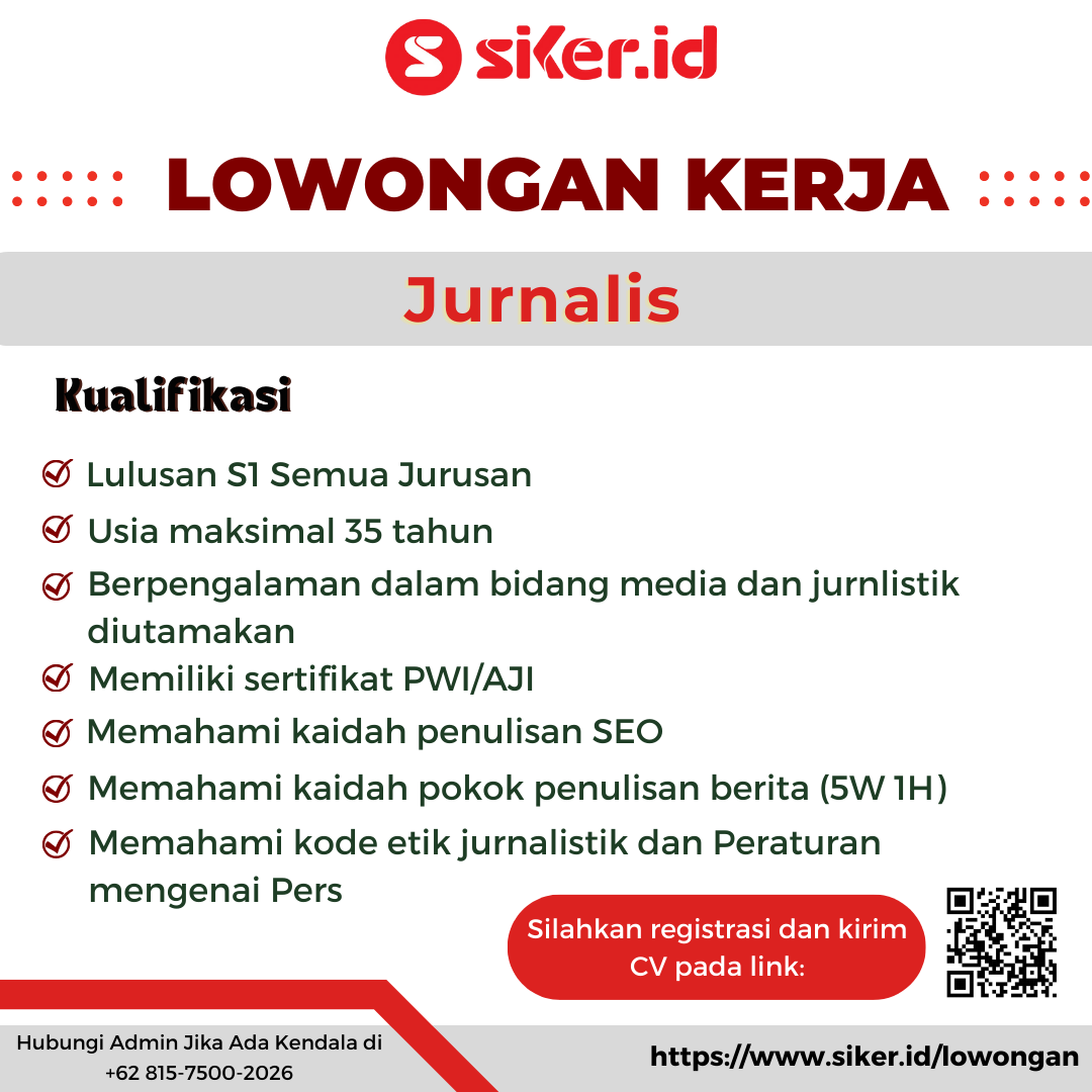 Wartawan (Jurnalis) - PT Konten Indonesia Selaras